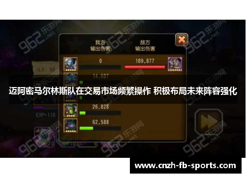 迈阿密马尔林斯队在交易市场频繁操作 积极布局未来阵容强化